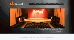 Desktop Screenshot of cineplast.com.br